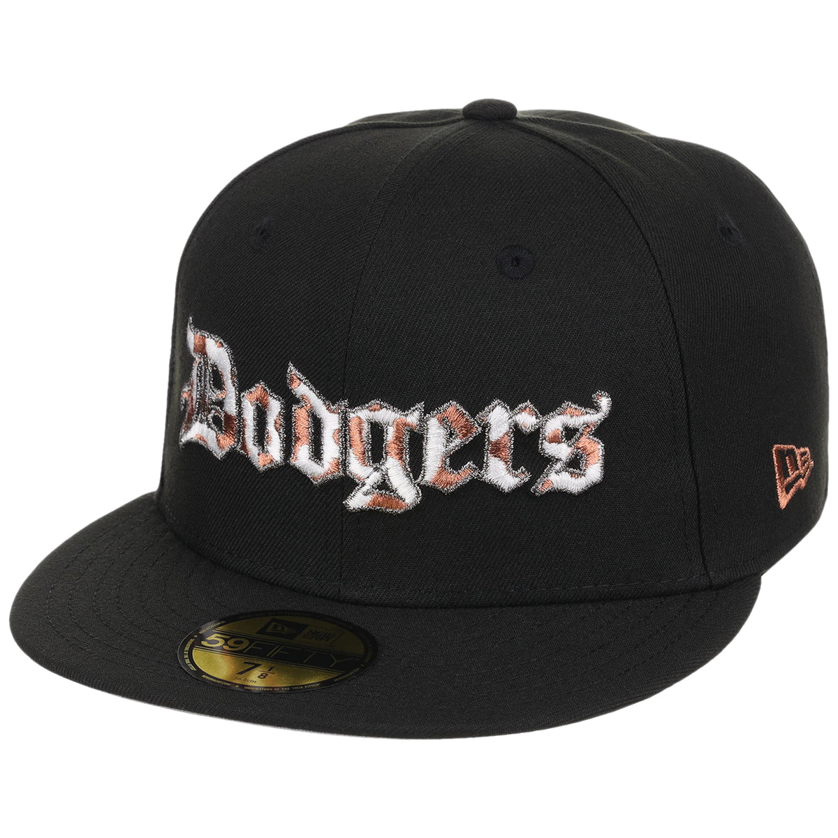 Los Angeles Dodgers Cow Script (Black/Black) Lids HD LA Pack