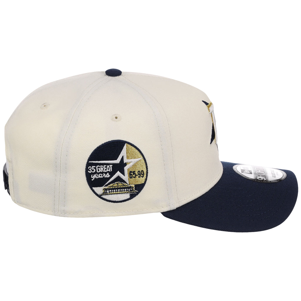 Houston Astros MLB Flipmode 2.0 New Era 9FORTY A-Frame (Chrome/Navy/Gray)