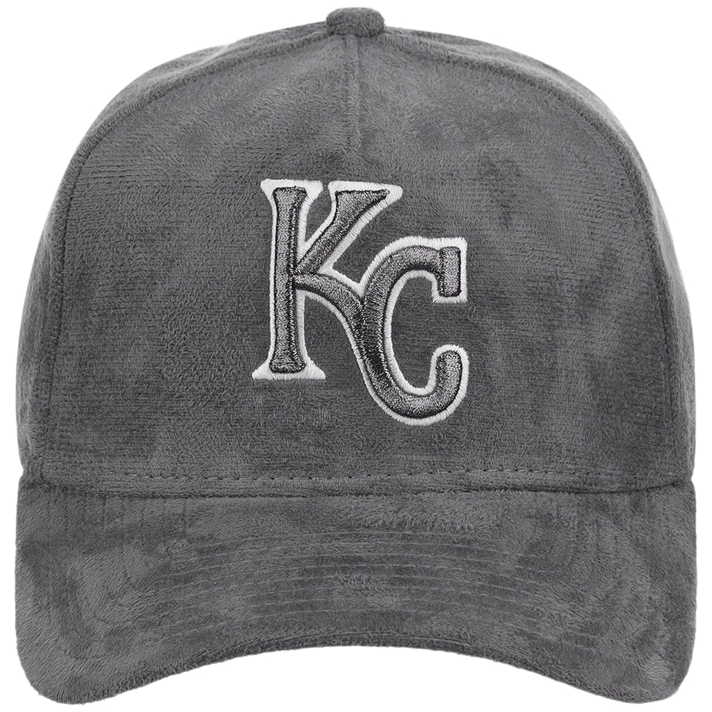 Kansas City Royals MLB Gray x Suede FASHION CORE New Era 9FORTY A-Frame