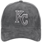 Kansas City Royals MLB Gray x Suede FASHION CORE New Era 9FORTY A-Frame