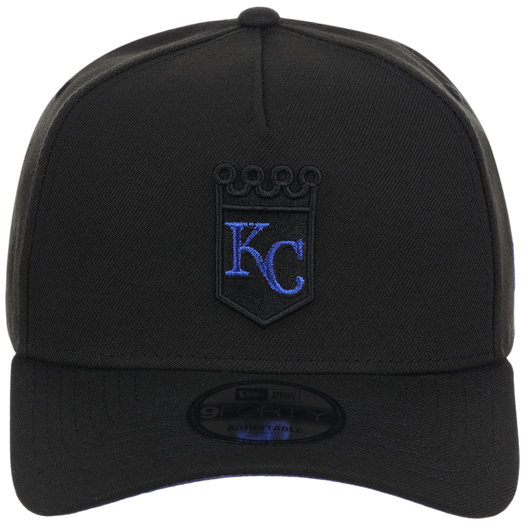 Kansas City Royals MLB Black x Royal FASHION CORE New Era 9FORTY A-Frame