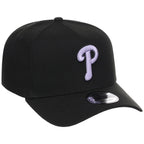 Philadelphia Phillies MLB Black x Lavender FASHION CORE New Era 9FORTY A-Frame