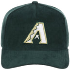 Arizona Diamondbacks MLB Dark Green Cord FASHION CORE New Era 9FORTY A-Frame