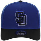 San Diego Padres MLB Royal x Black FASHION CORE New Era 9FORTY A-Frame