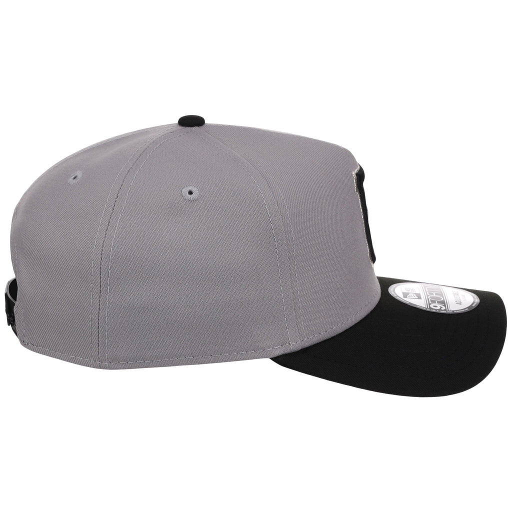 Pittsburgh Pirates MLB Gray x Black FASHION CORE New Era 9FORTY A-Frame