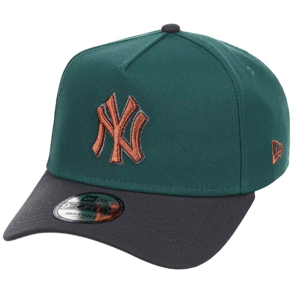 New York Yankees MLB Emerald Graphite New Era 9FORTY