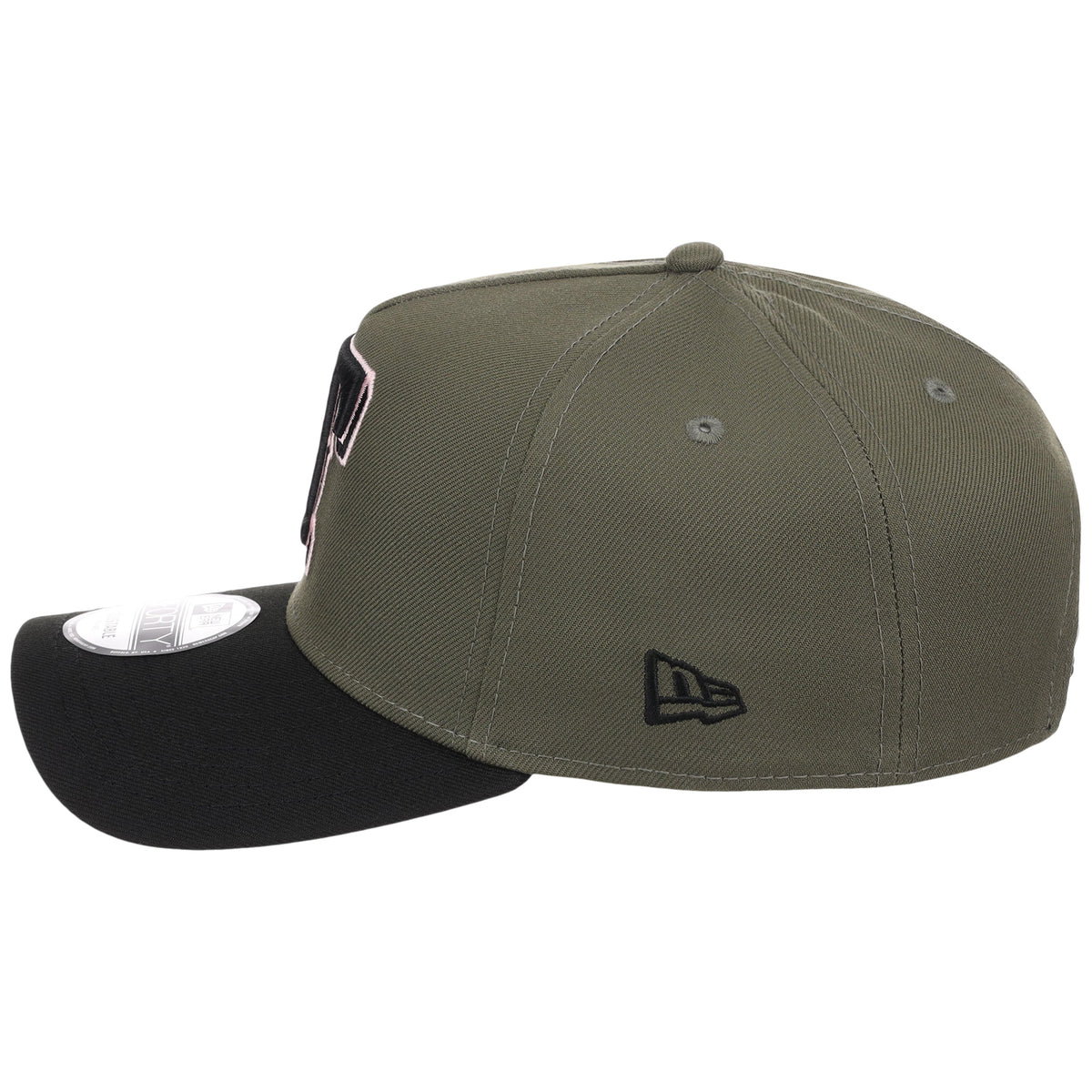 Texas Rangers MLB Olive x Black & Pink FASHION CORE New Era 9FORTY A-Frame