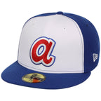 Atlanta Braves MLB Cooperstown Authentic Collection New Era 59FIFTY (White/Royal)