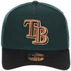Tampa Bay Rays MLB Dark Green x Black FASHION CORE New Era 9FORTY A-Frame