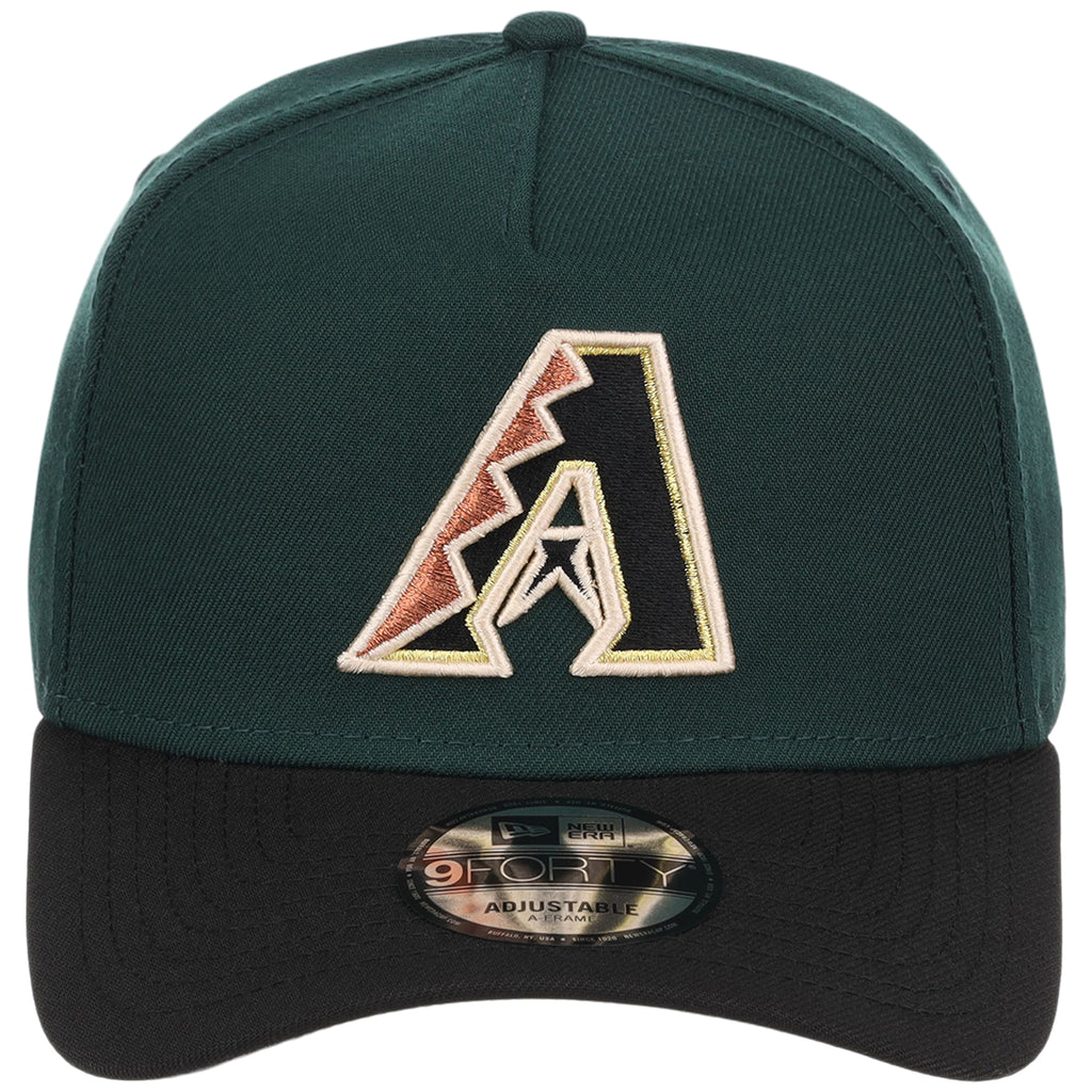 Arizona Diamondbacks MLB Dark Green x Black FASHION CORE New Era 9FORTY A-Frame