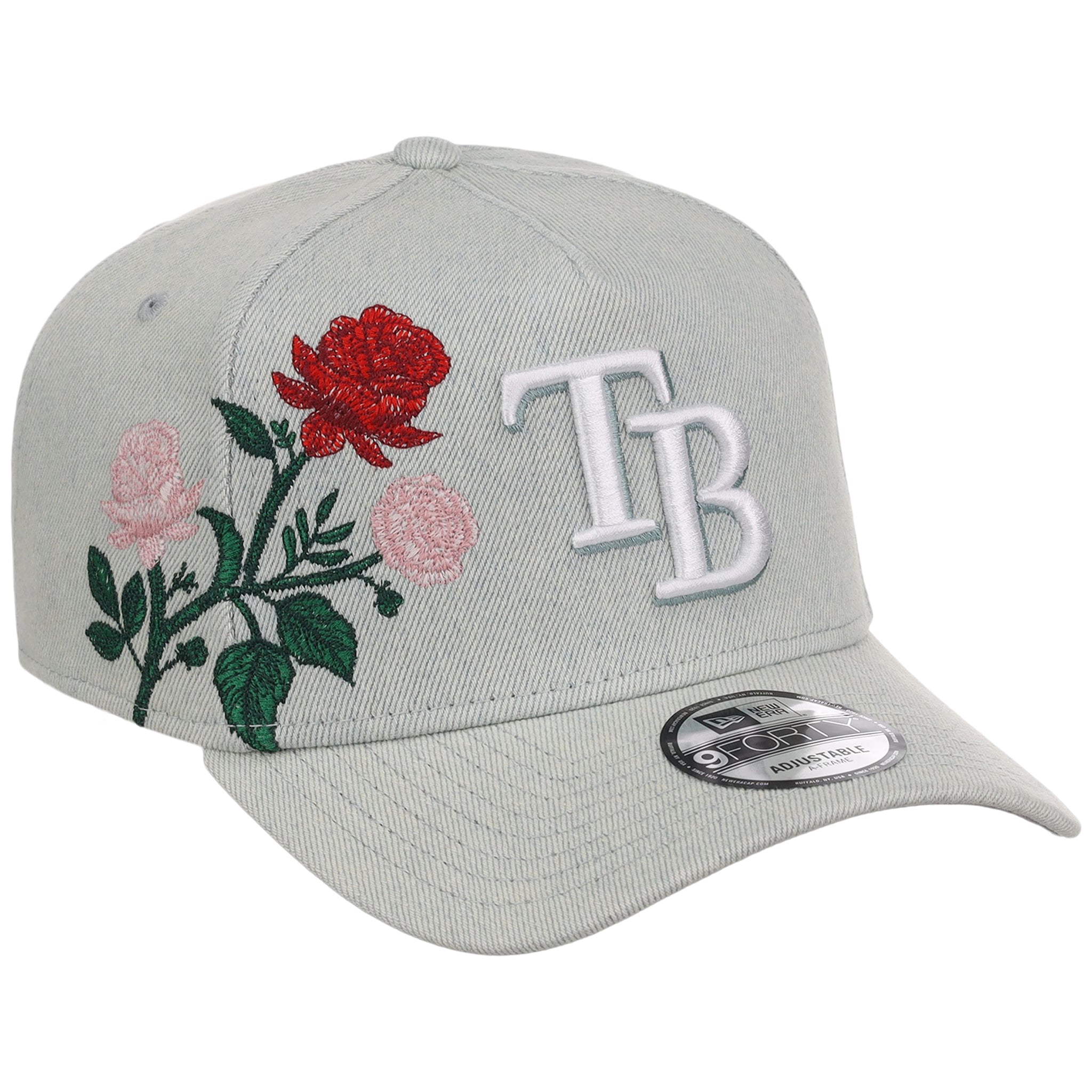 Tampa Bay Rays MLB Denim Flower New Era 9FORTY