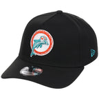 Miami Dolphins NFL Black Dome New Era 9FORTY A-Frame