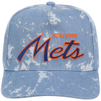 New York Mets MLB Acid Wash Mitchell & Ness Pro Pinch
