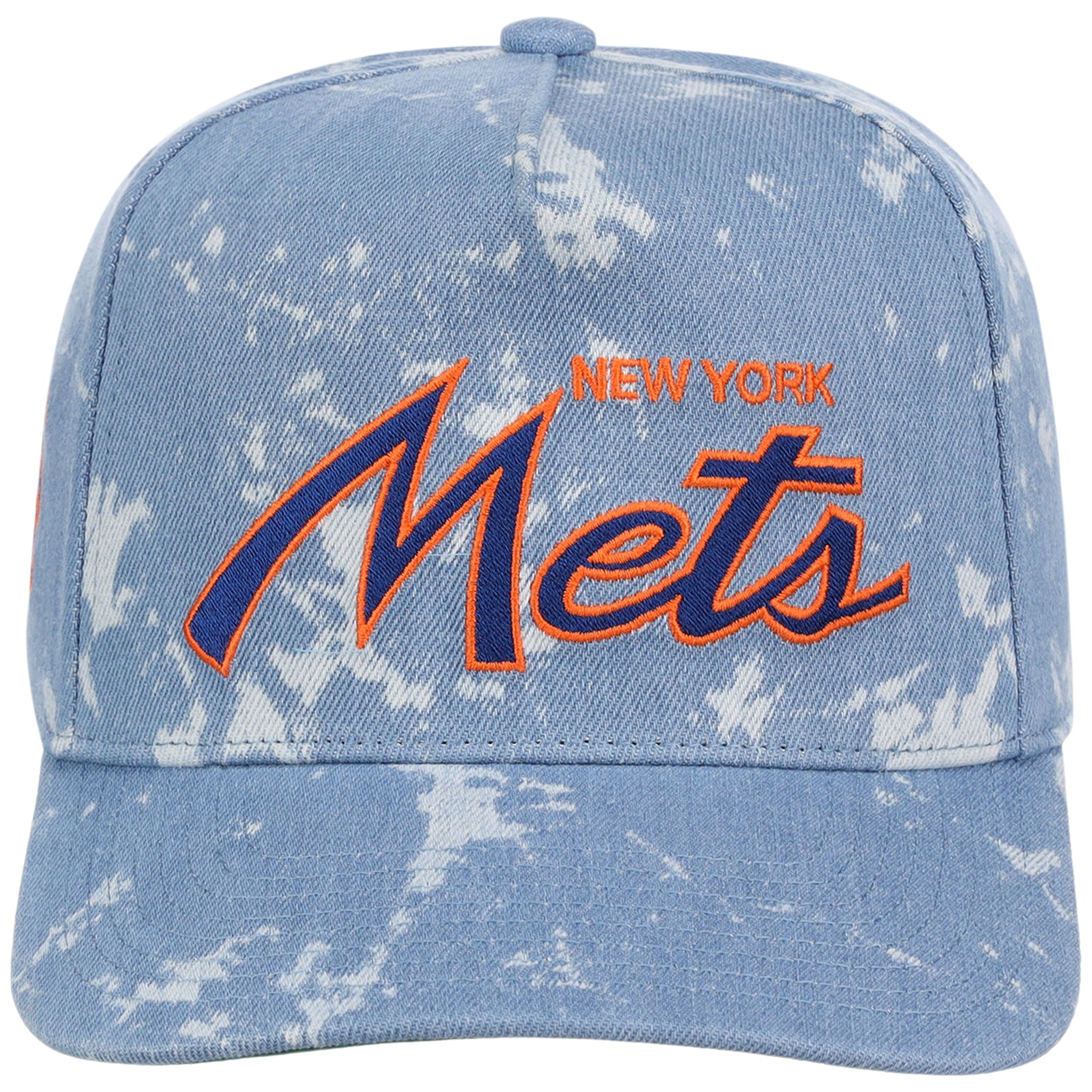 New York Mets MLB Acid Wash Mitchell & Ness Pro Pinch
