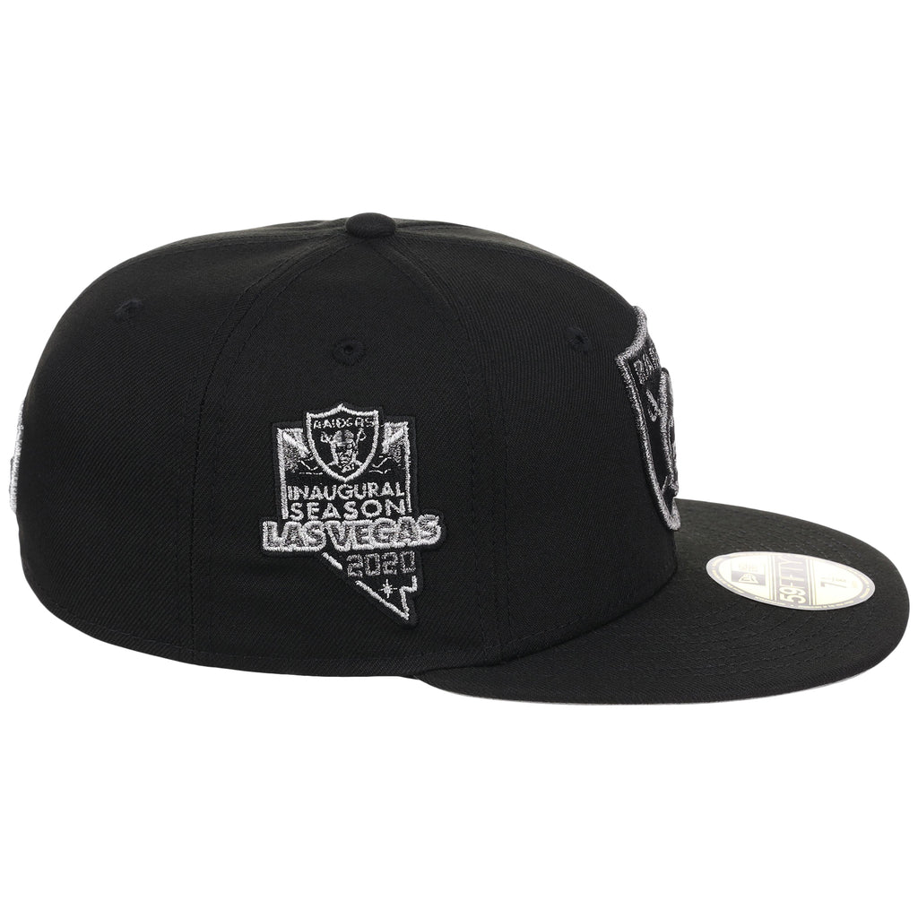 Las Vegas Raiders NFL Liquid Titanium New Era 59FIFTY