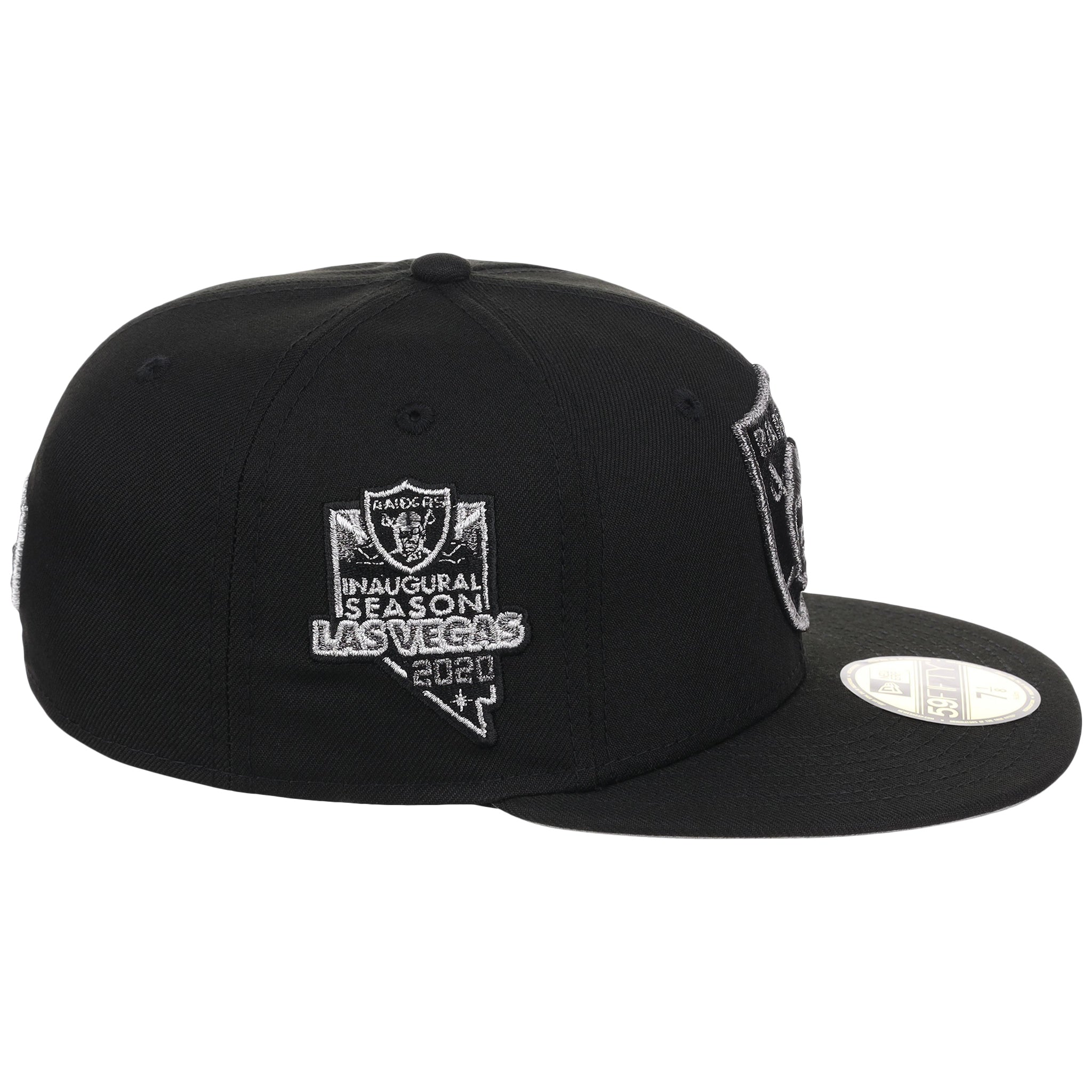 Las Vegas Raiders NFL Liquid Titanium New Era 59FIFTY