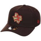 Houston Astros MLB Burnt Wood FASHION CORE New Era 9FORTY A-Frame