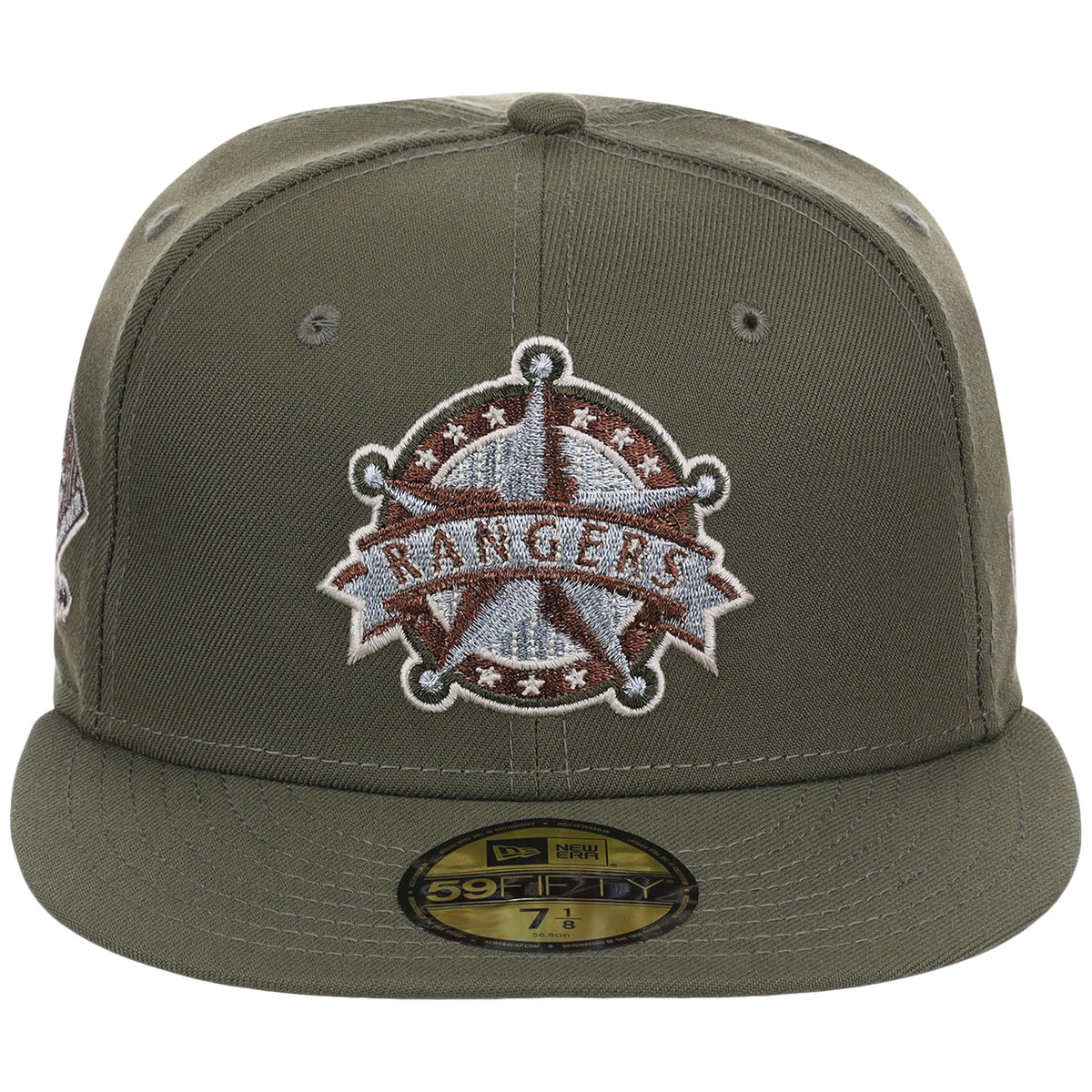 Texas Rangers MLB Olive Alloy New Era 59FIFTY