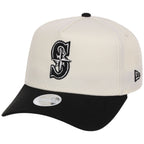 Seattle Mariners Women's New Era 9FORTY Chrome x Black A-Frame