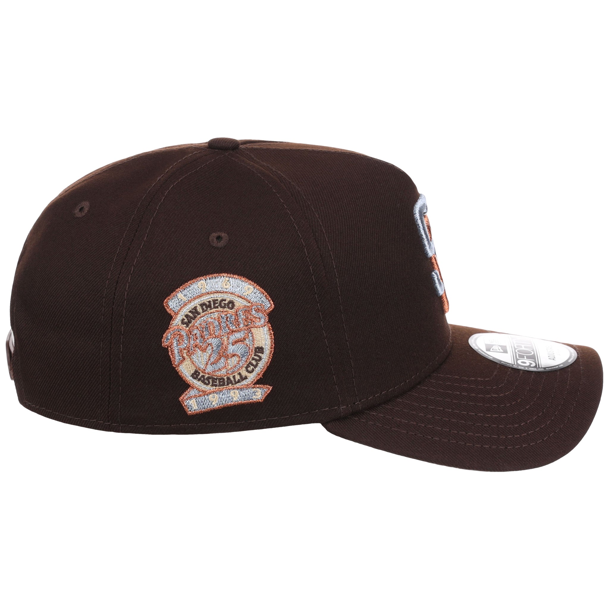 San Diego Padres MLB Frosted Bark New Era 9FORTY A-Frame