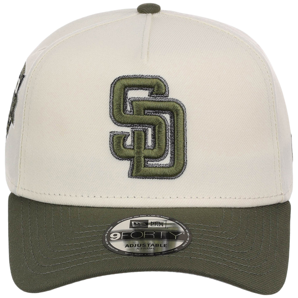 San Diego Padres MLB Chrome Olive New Era 9FORTY