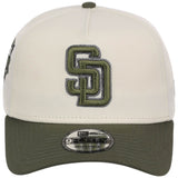 San Diego Padres MLB Chrome Olive New Era 9FORTY