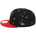 Atlanta Falcons Quavo Georgia Pack Collection - New Era 59FIFTY "Iced Out" (Black/Red)