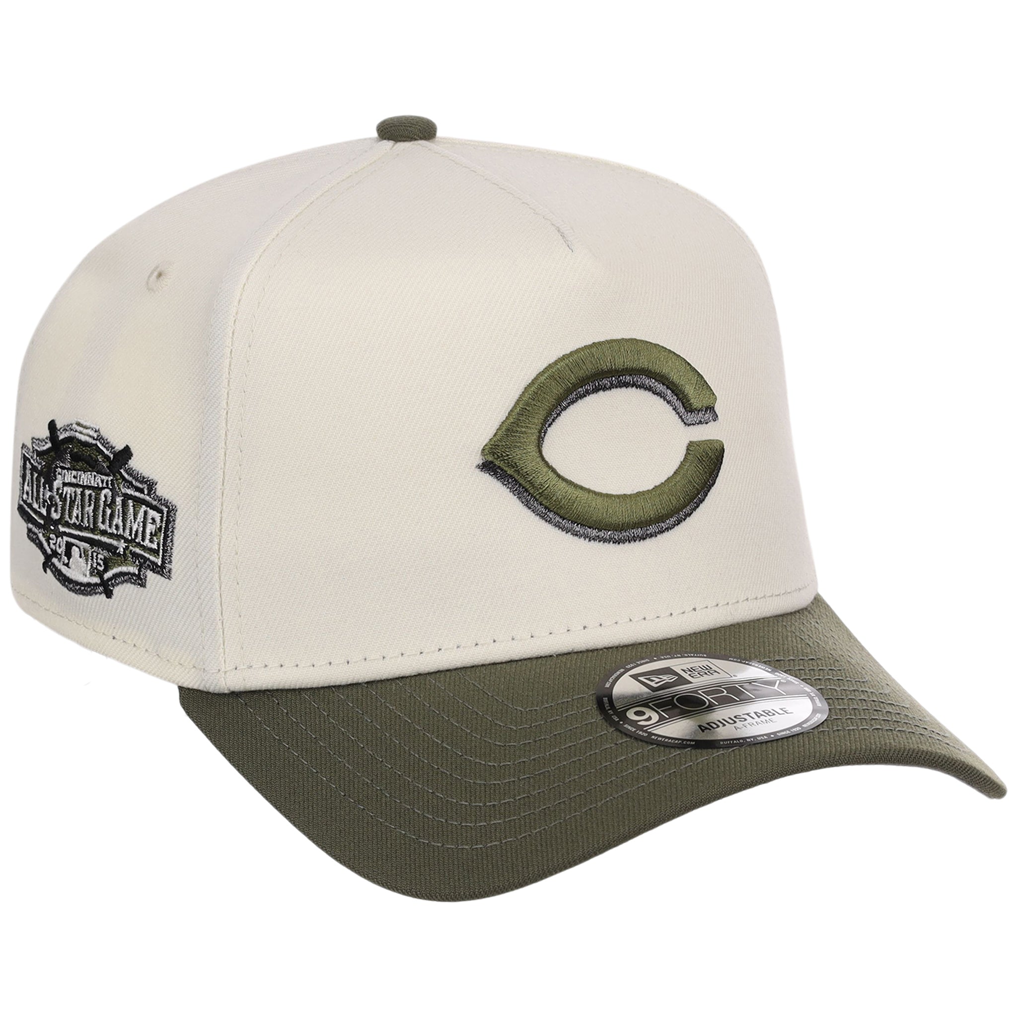 Cincinnati Reds MLB Chrome Olive New Era 9FORTY