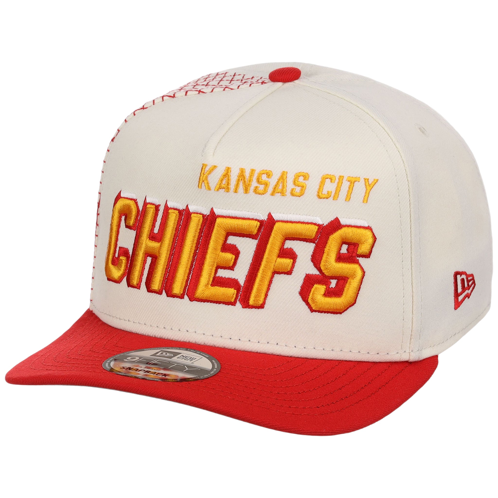 Kansas City Chiefs NFL Gridlock New Era 9FIFTY A-Frame