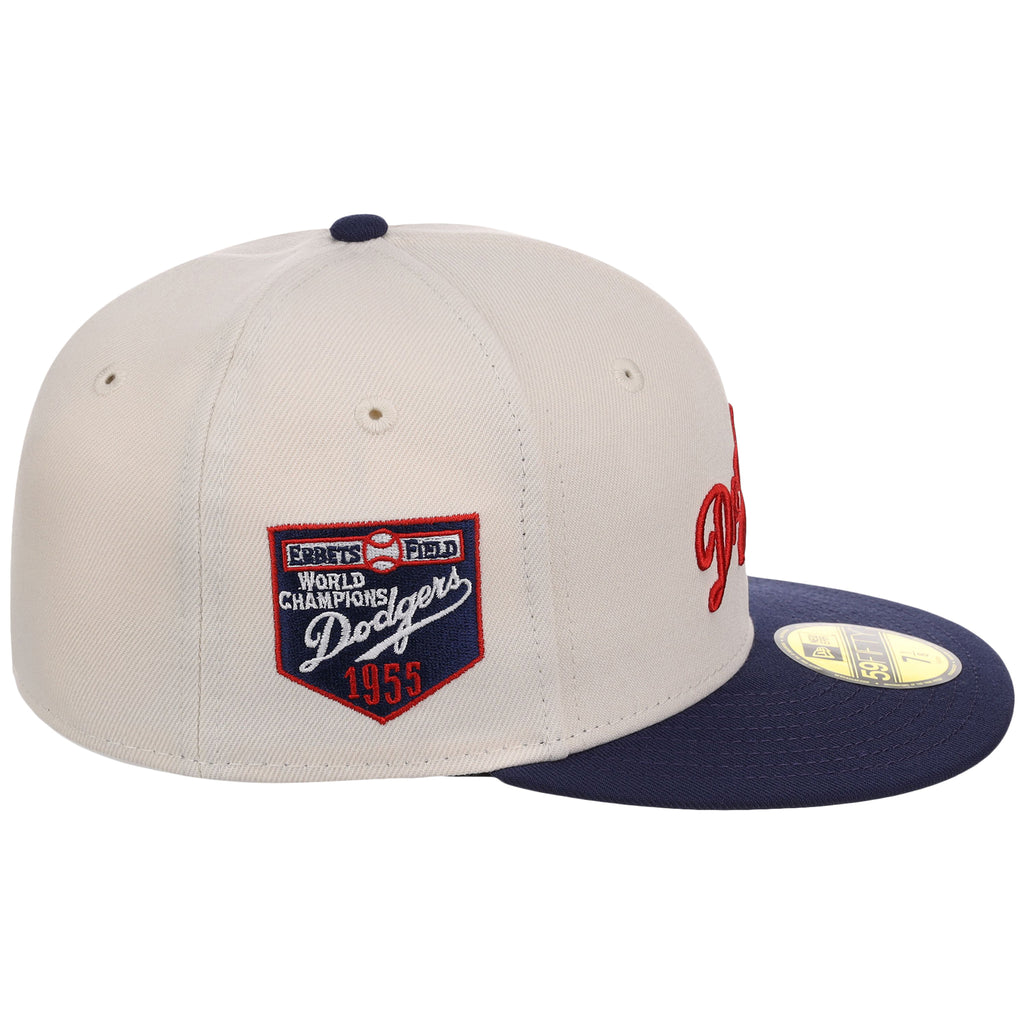 Los Angeles Dodgers Script (Cream/Navy) Lids HD LA Pack