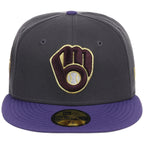 Milwaukee Brewers MLB Midnight Orchid New Era 59FIFTY