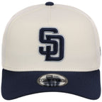 San Diego Padres MLB Chrome x Navy FASHION CORE New Era 9FORTY A-Frame