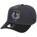 Minnesota Twins MLB Graphite x Black FASHION CORE New Era 9FORTY A-Frame