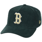 Boston Red Sox MLB Dark Green Cord FASHION CORE New Era 9FORTY A-Frame