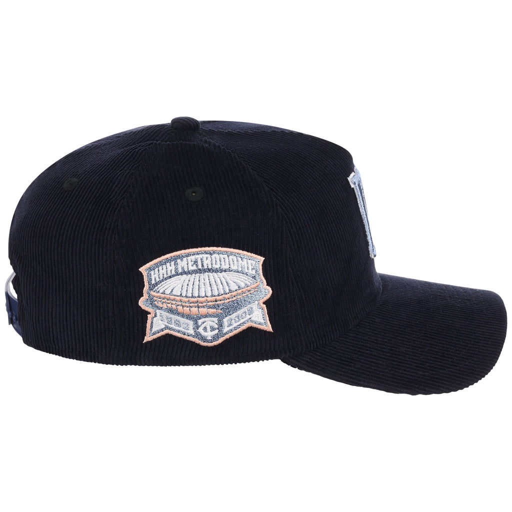 Minnesota Twins MLB Peach Ice Navy Cord New Era 9FORTY A-Frame – 3
