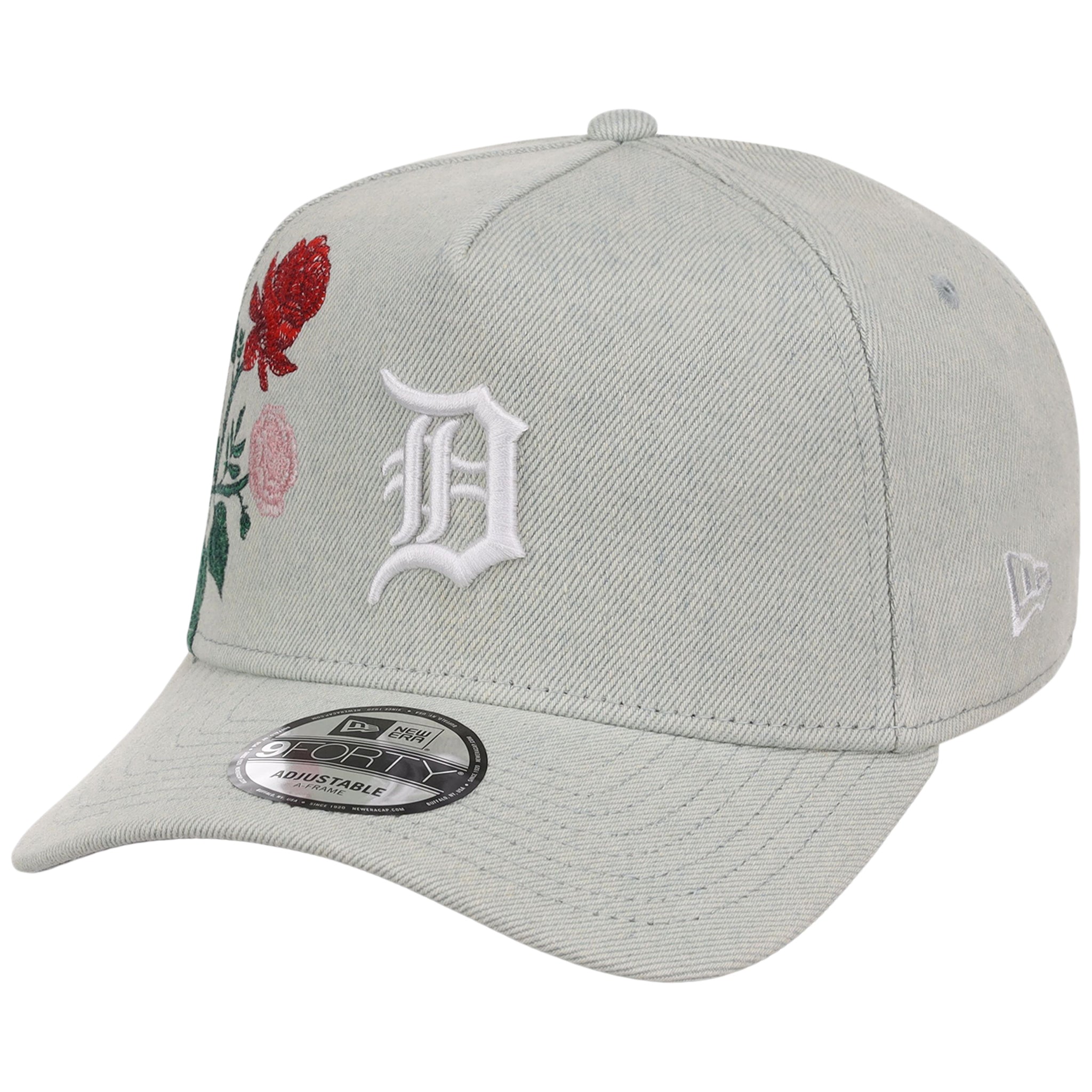 Detroit Tigers MLB Denim Flower New Era 9FORTY
