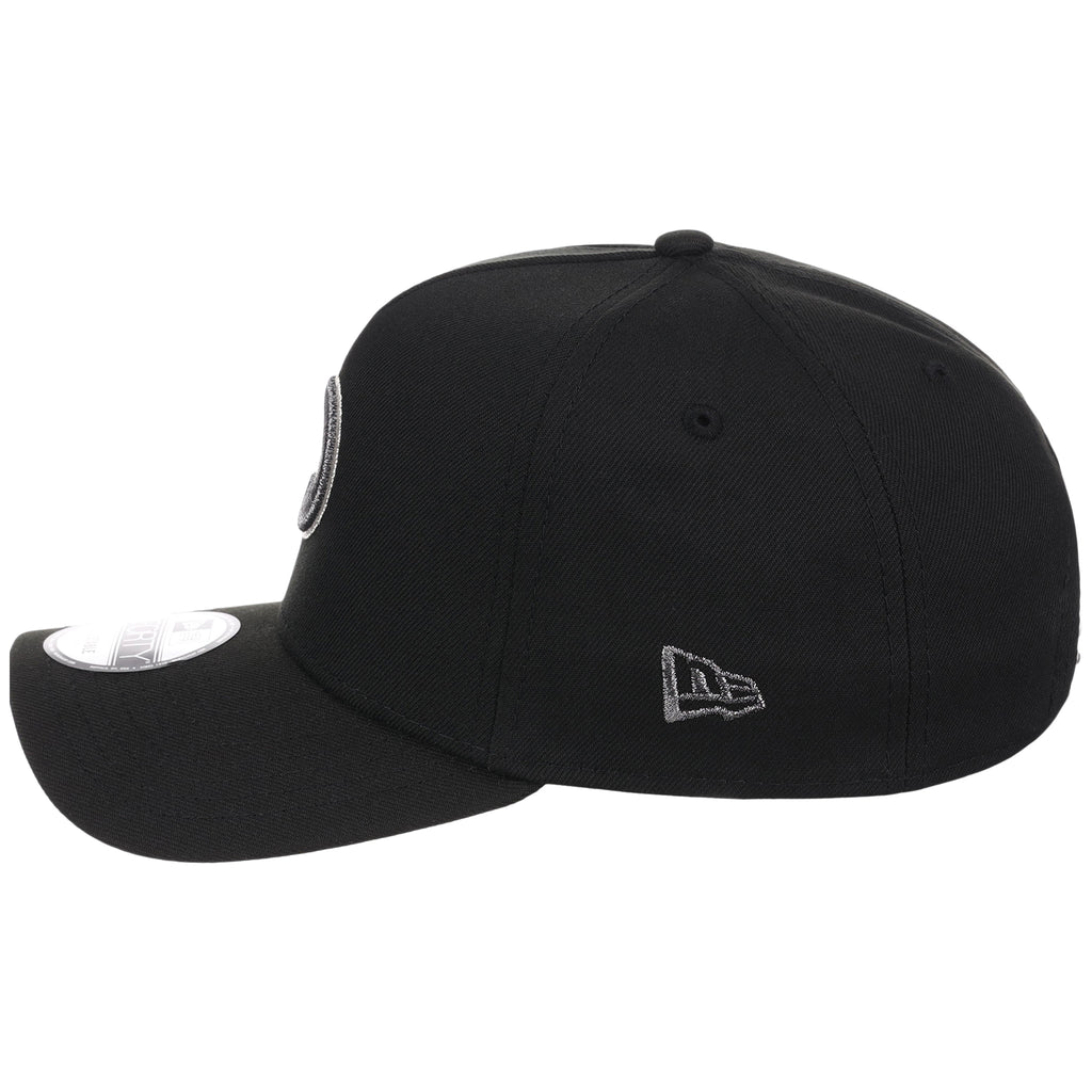 Chicago Cubs MLB Flipmode 2.0 Liquid Titanium New Era 9FORTY A-Frame (Black/Black/Gray)