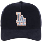 Los Angeles Dodgers MLB Peach Ice Navy Cord New Era 9FORTY A-Frame – 5