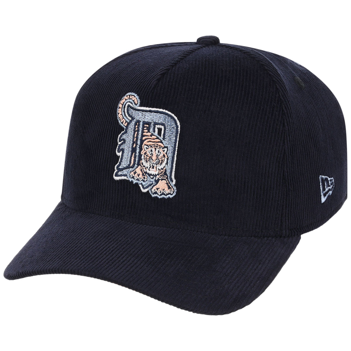 Detroit Tigers MLB Peach Ice Navy Cord New Era 9FORTY A-Frame – 4
