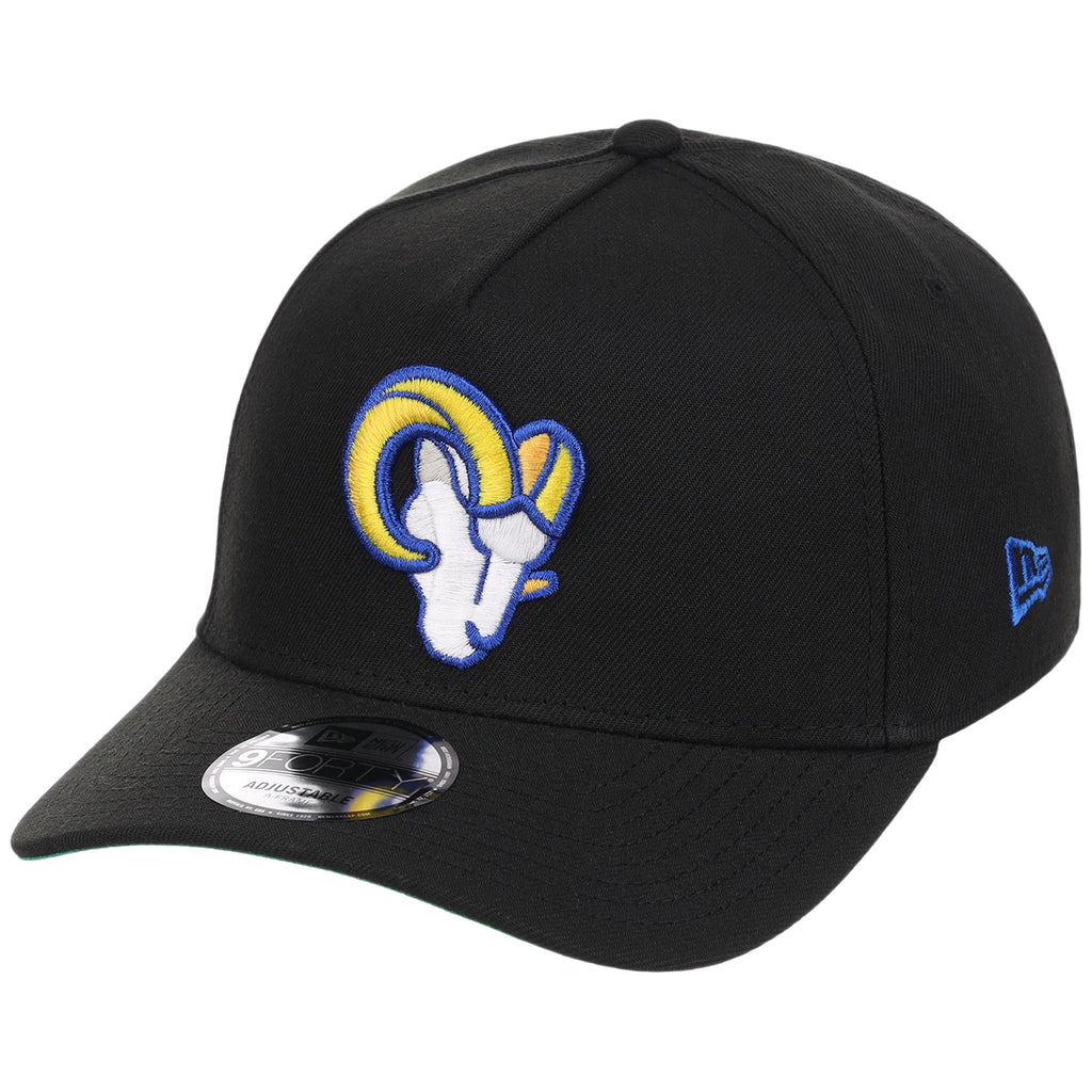 Los Angeles Rams NFL Black Dome New Era 9FORTY A-Frame