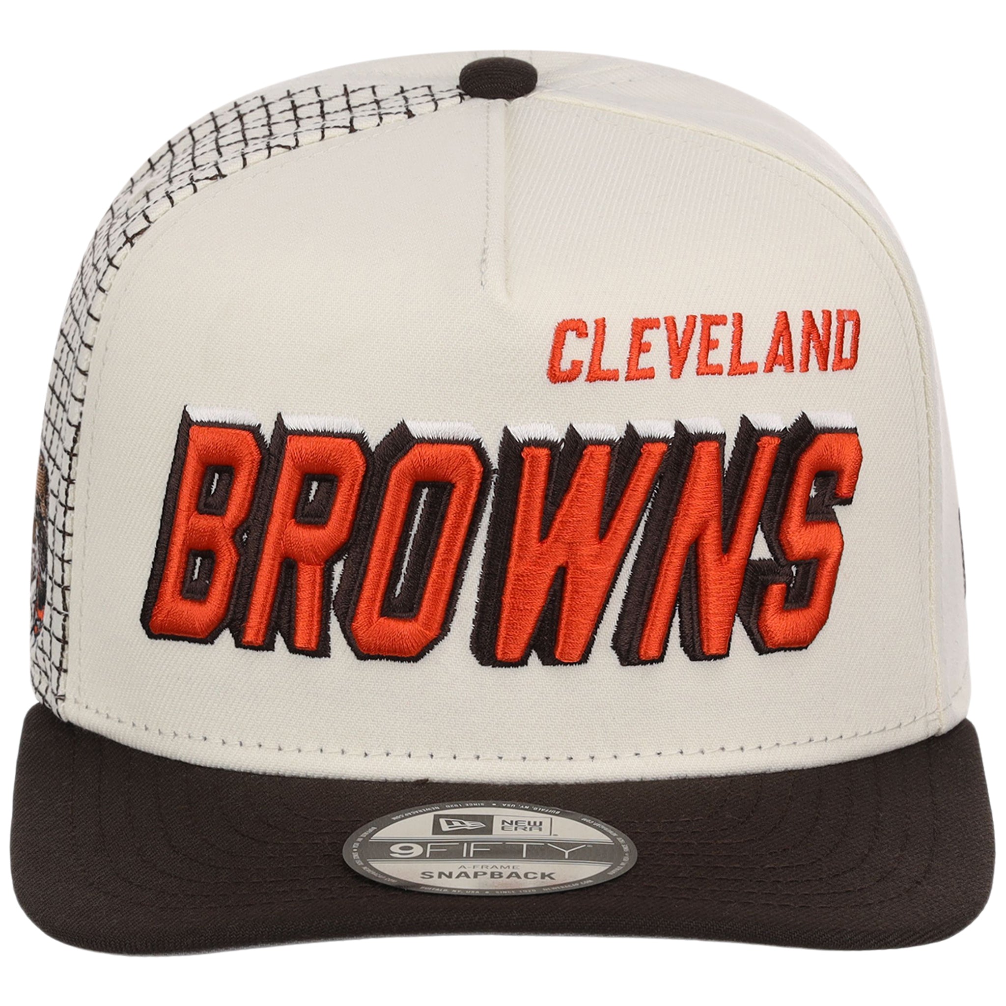 Cleveland Browns NFL Gridlock New Era 9FIFTY A-Frame