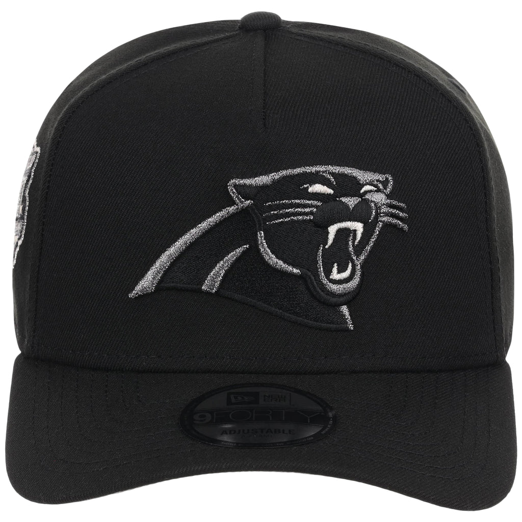 Carolina Panthers NFL Liquid Titanium New Era 9FORTY
