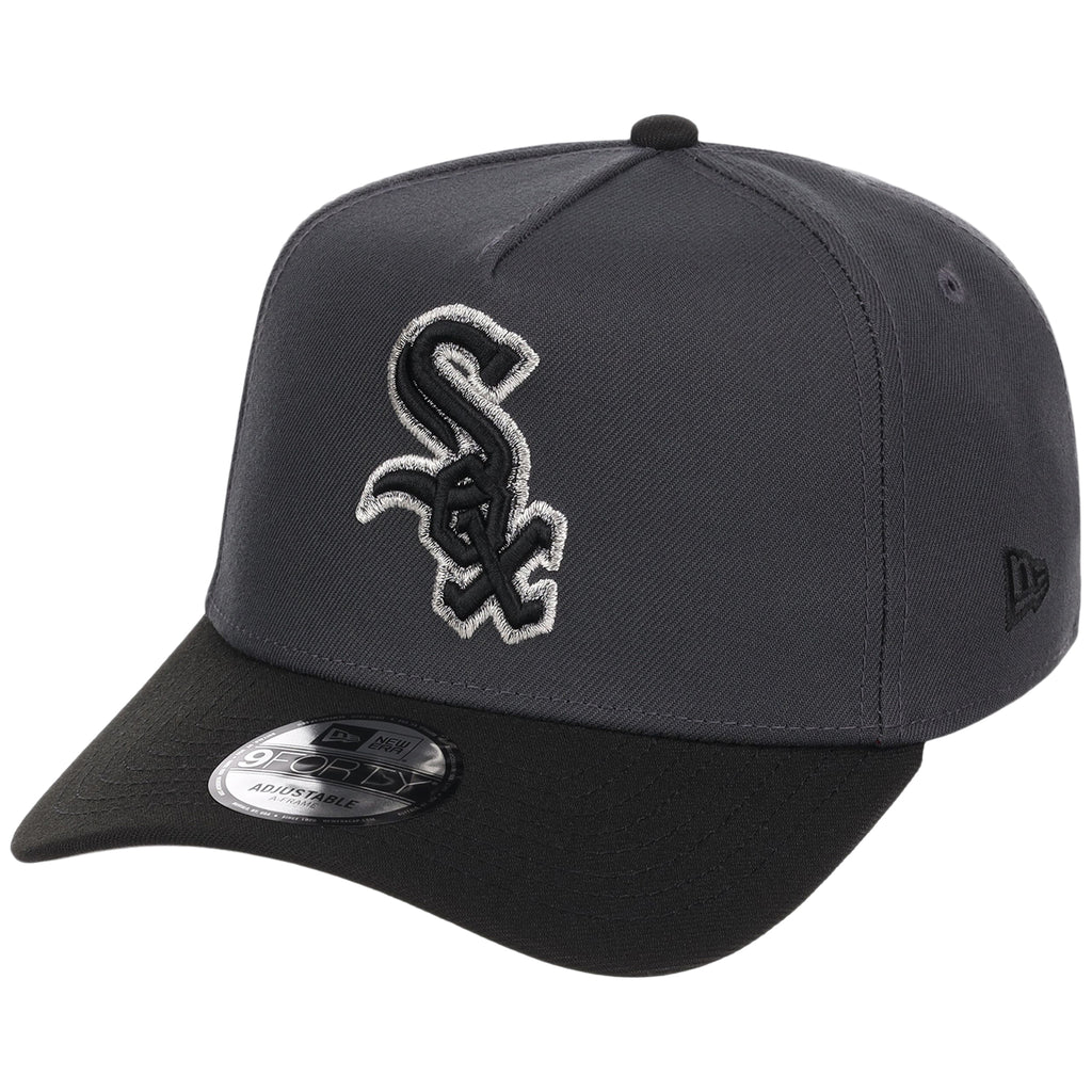 Chicago White Sox MLB Graphite x Black FASHION CORE New Era 9FORTY A-Frame