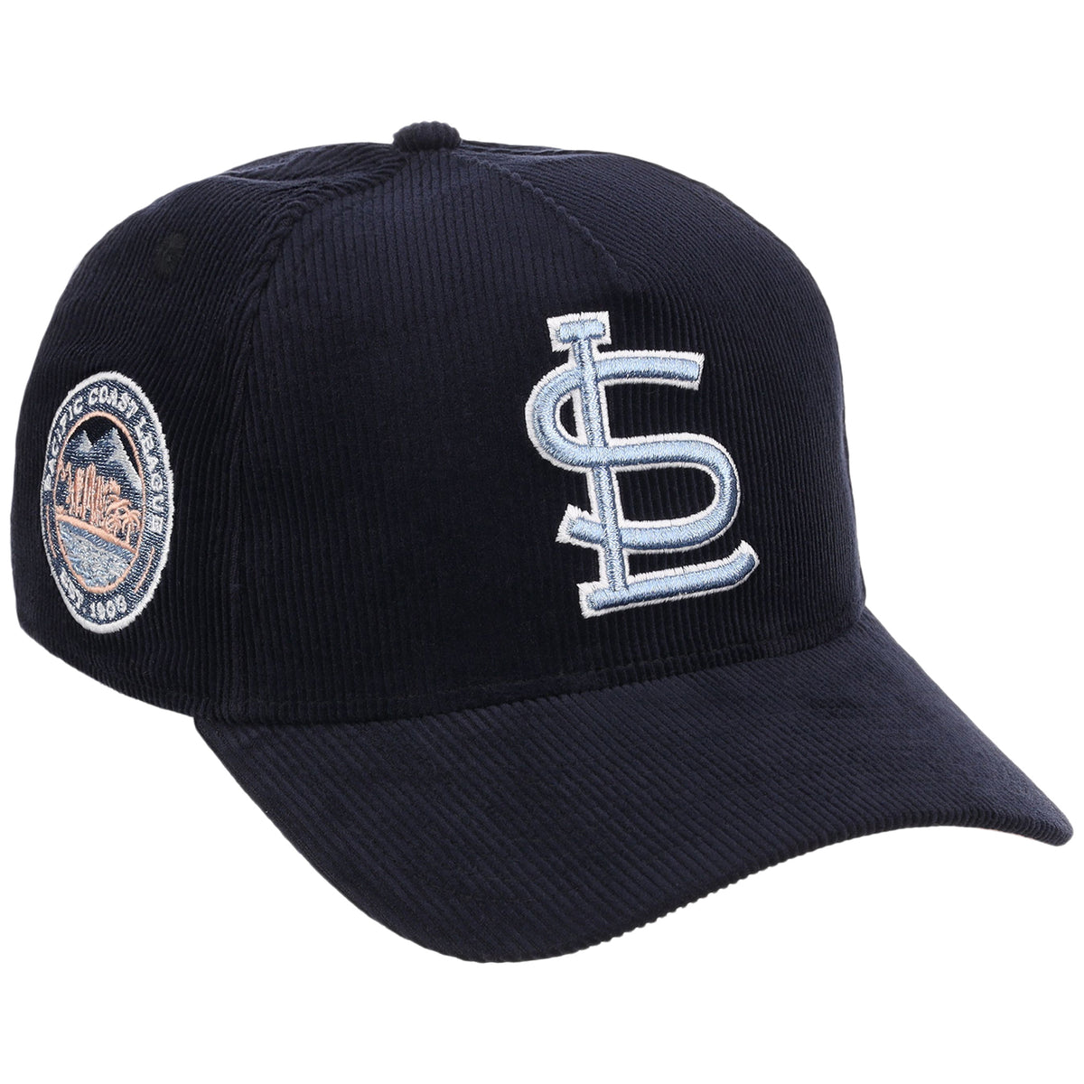 Salt Lake City Bees MLB Peach Ice Navy Cord New Era 9FORTY A-Frame – 1