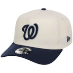 Washington Nationals MLB Chrome x Navy FASHION CORE New Era 9FORTY A-Frame