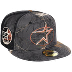 Houston Astros MLB Black Realtree Trucker New Era 59FIFTY