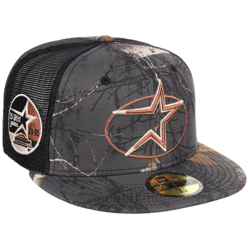Houston Astros MLB Black Realtree Trucker New Era 59FIFTY