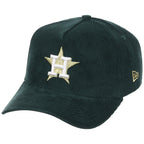 Houston Astros MLB Dark Green Cord FASHION CORE New Era 9FORTY A-Frame