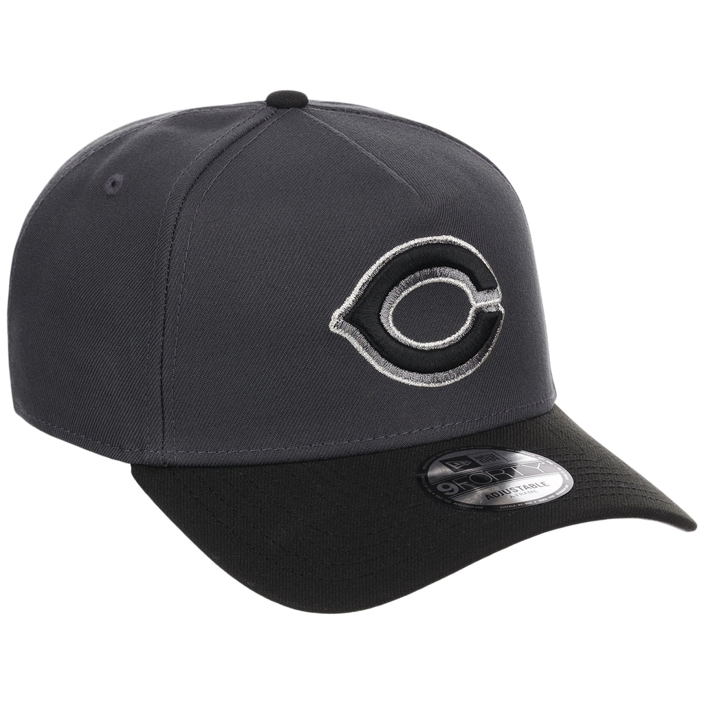 Cincinnati Reds MLB Graphite x Black FASHION CORE New Era 9FORTY A-Frame