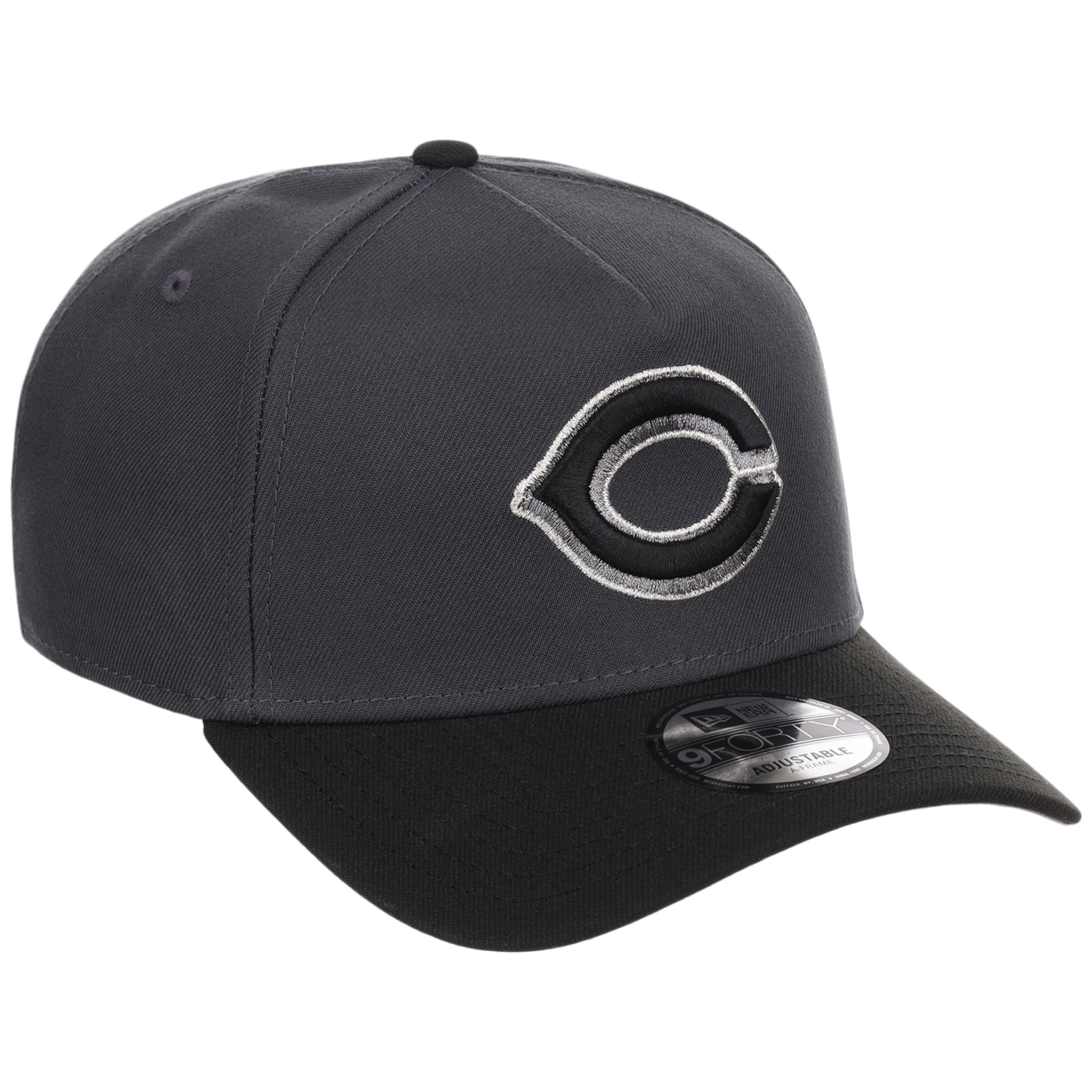 Cincinnati Reds MLB Graphite x Black FASHION CORE New Era 9FORTY A-Frame
